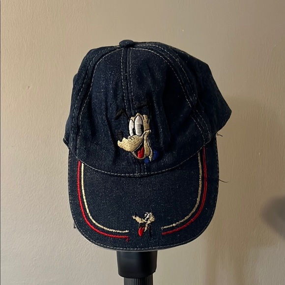 Disney Kids Vintage Denim Hat - Navy and Red - Picture 1 of 3